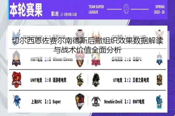 切尔西恩佐费尔南德斯后撤组织效果数据解读与战术价值全面分析